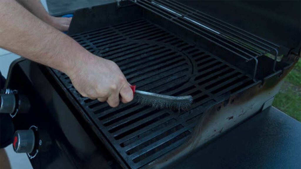 Clean A Grill That Caught Fire
