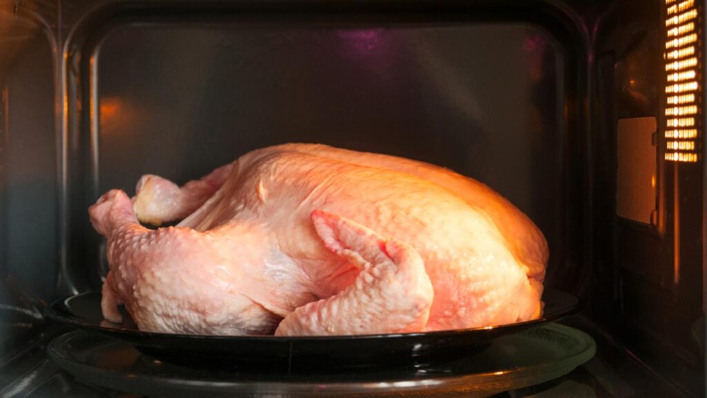 Cook Undercooked Chicken In A Microwave